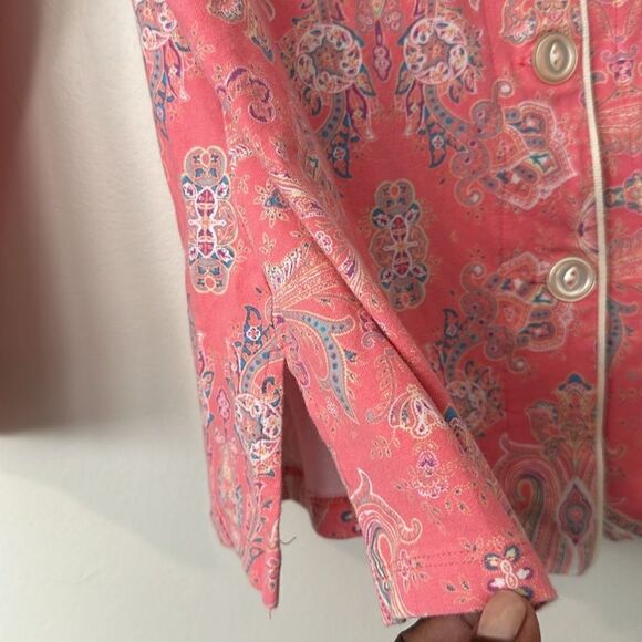 Bed Head Paisley PJ Top S - Picture 2 of 4